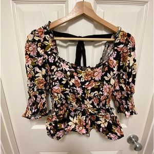 3/$20 Francesca’s floral shirt